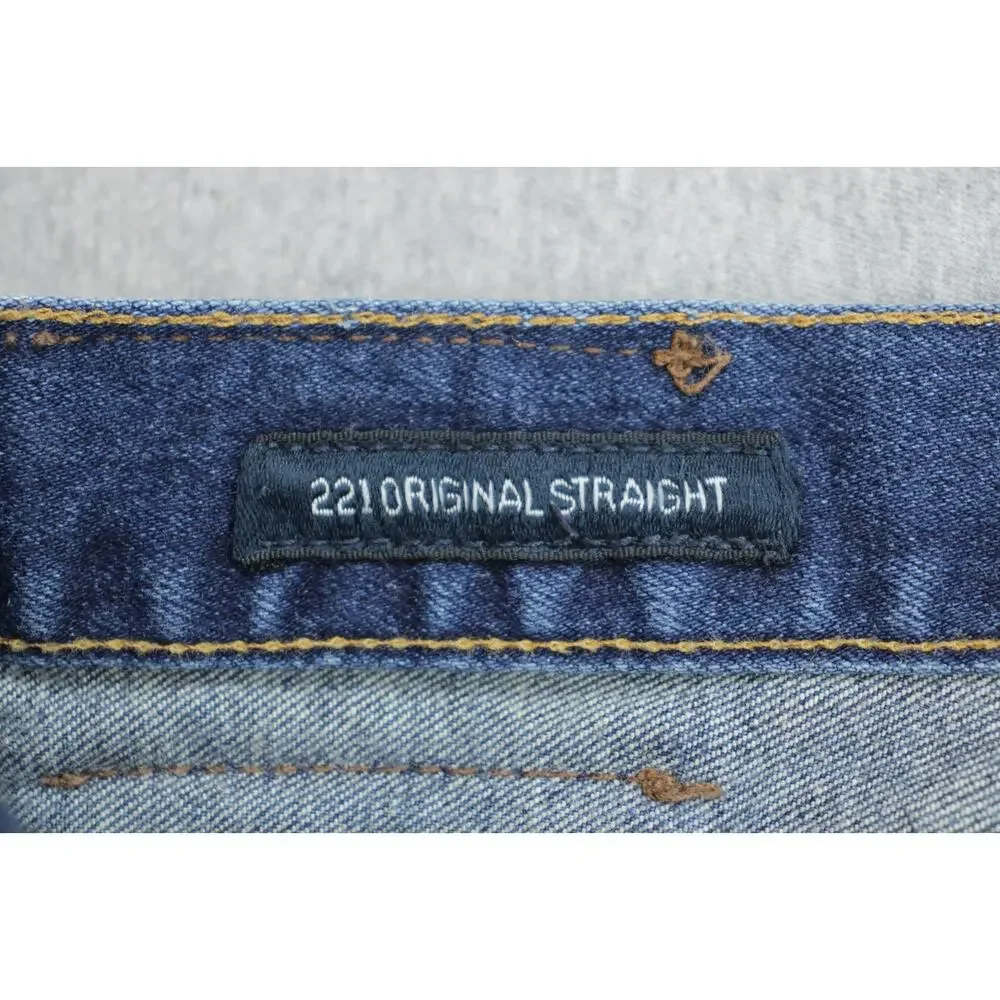 Lucky Brand Jeans Mens 31 x 32 Blue Cotton Blend Stretch 221 Original‎ Straight